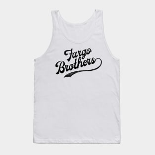 Fargo Brothers Logo - Black Letters Tank Top